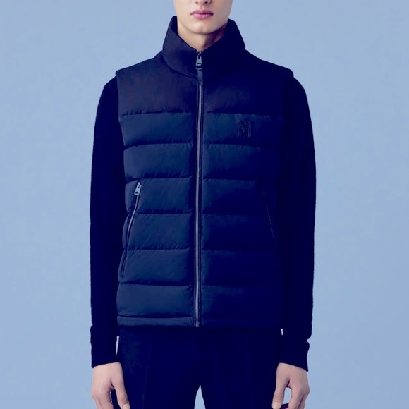 MACKAGE BOBBIE-STR NAVY 44 - Brand New Men’s Vest - Picture 2 of 9